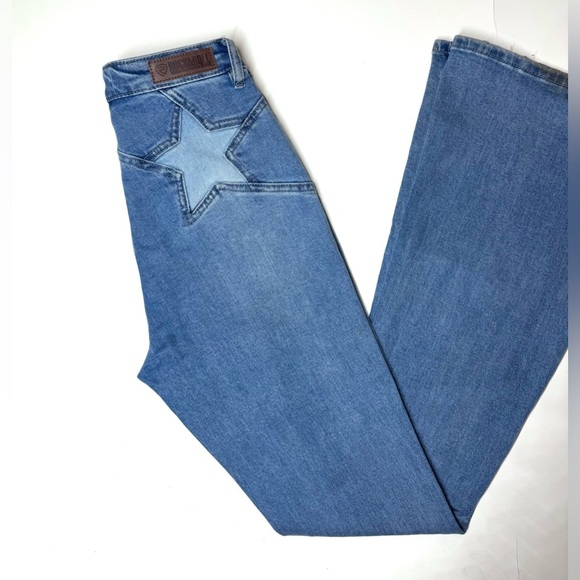 Rock & Roll Denim Women’s High Rise Flare Jeans Size- Waist 27 / Length 34 - Picture 9 of 12